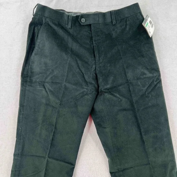 NWT Bar III Men's Hunter Green Slim-Fit Dress Trouser Suit Pants Size 34W  32L